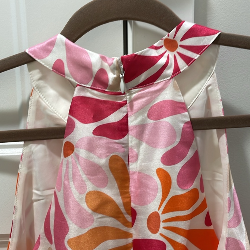 Hutch x Anthropologie Abstract Floral Jones Mini Halter Dress Large - Picture 6 of 10
